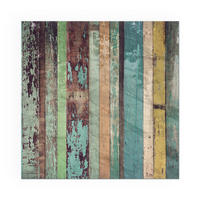 GLASPLATTE für Kamin 60x60 cm - Türkis, Glas (60/60/0.4cm) - TULUP