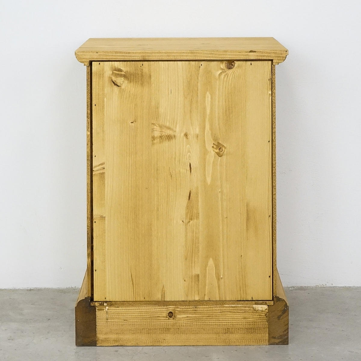 NACHTTISCH aus Massivholz JAGNA - Honig, Holz (42/60/35cm) - Seart