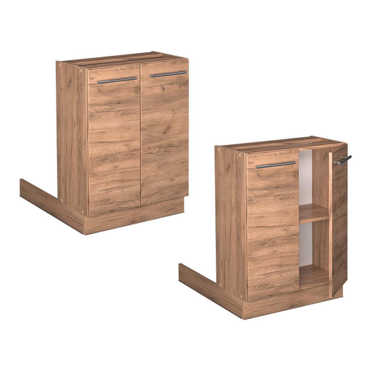 KUCHYŇSKÝ OSTROV Fame-Line Zlatý mocný dub - medově dubová, kompozitní dřevo (60/82/30cm) - Vicco