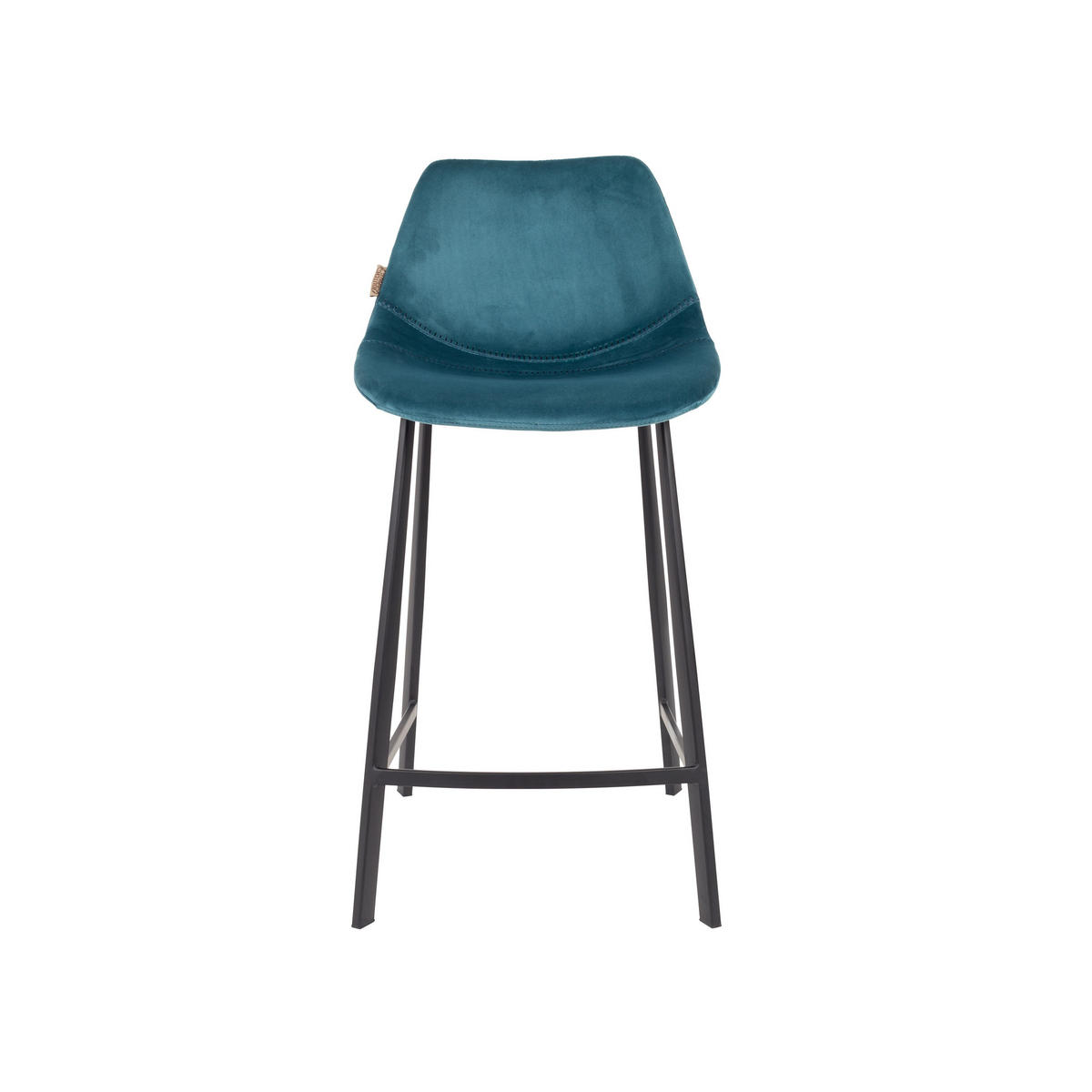 BARHOCKER Franky Rückenlehne 65 cm Blau - 2 er Set - Blau, Textil (45/91/52cm) - Dutchbone