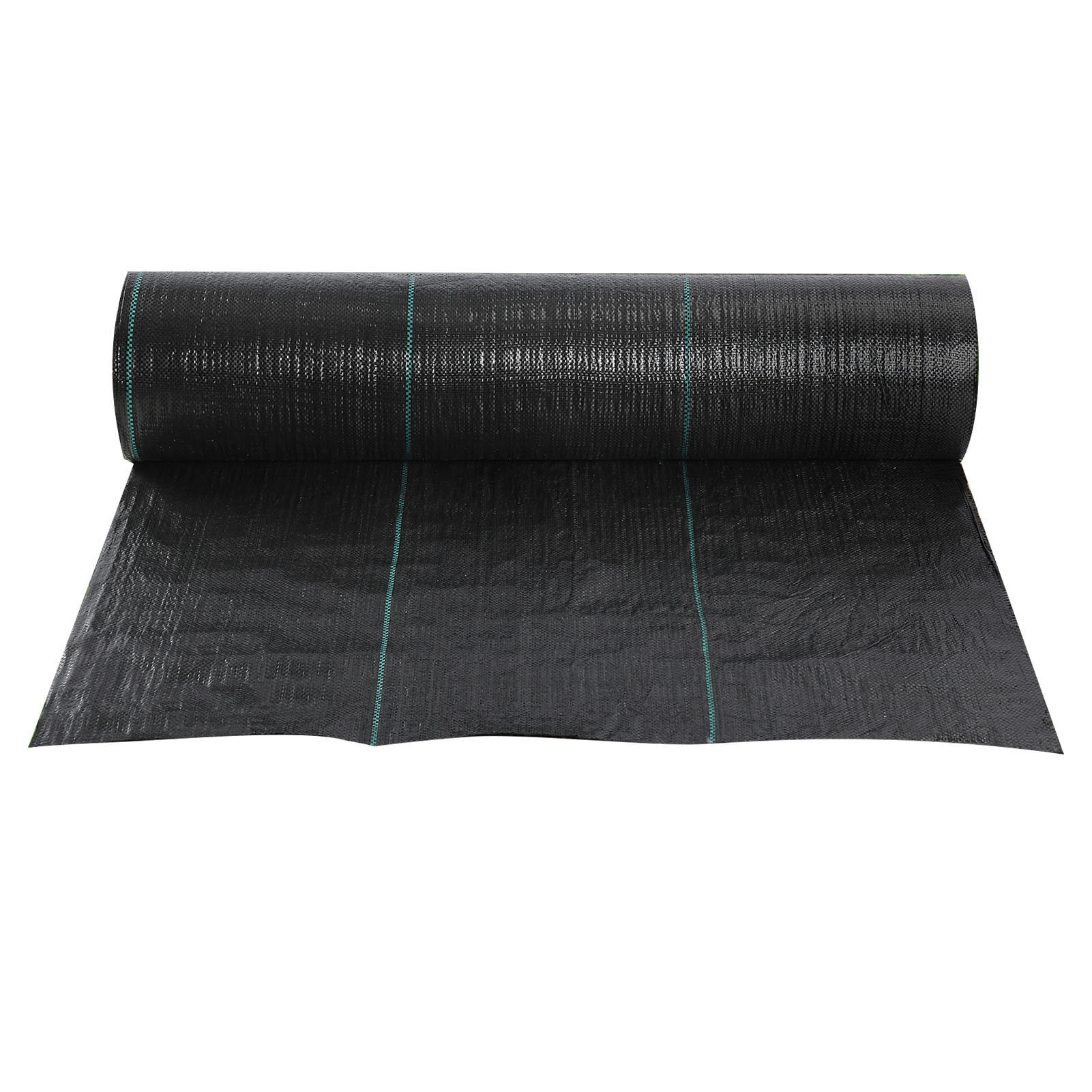 UNKRAUTVLIES 0,91 × 91 m (3 × 300 ft) – 81 g/m², atmungsaktiv, chemiefrei, Schwarz - Schwarz, Textil (910/0.1/9100cm) - Ej. Life