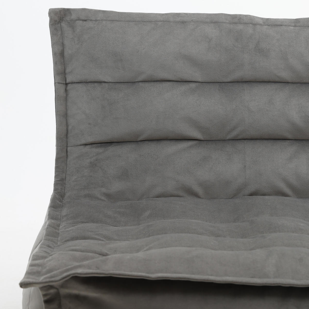 SITZSACK Sofa Skandi, Samt - Anthrazit, Kunststoff/Textil (140/72/100cm) - icon