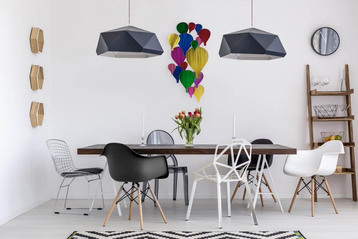 WANDDEKO Bunt 46/92 cm - Multicolor, Metall (3.47/92/7cm) - KUNSTLOFT