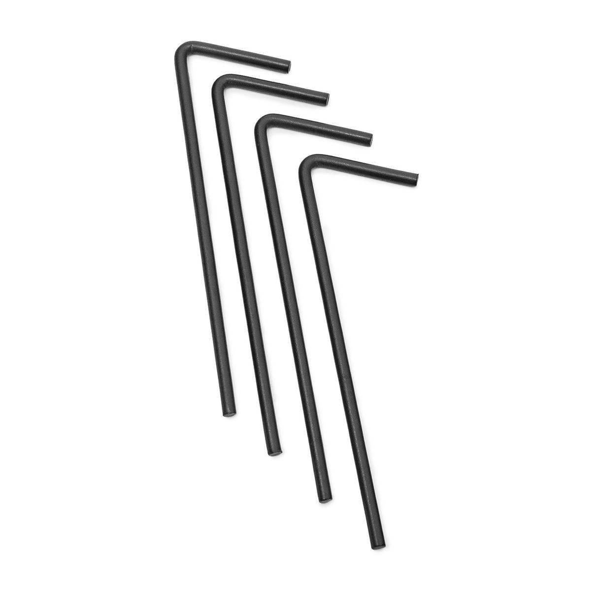 ROSENBOGEN - Schwarz, Metall (138/242/35.5cm) - Relaxdays