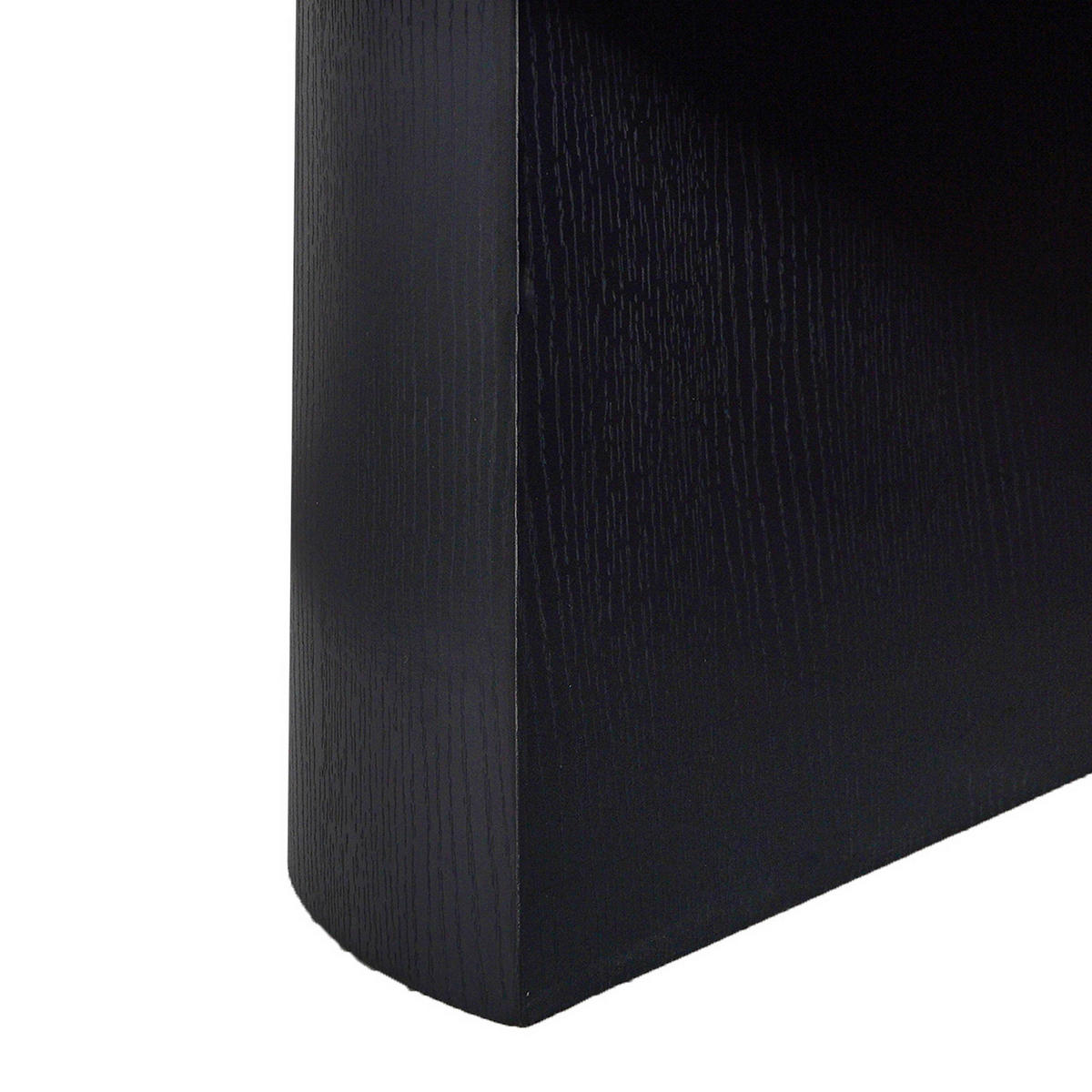 COUCHTISCH, schwarzes Holzeffekt - Schwarz, Holz (120/70/35cm) - Oviala