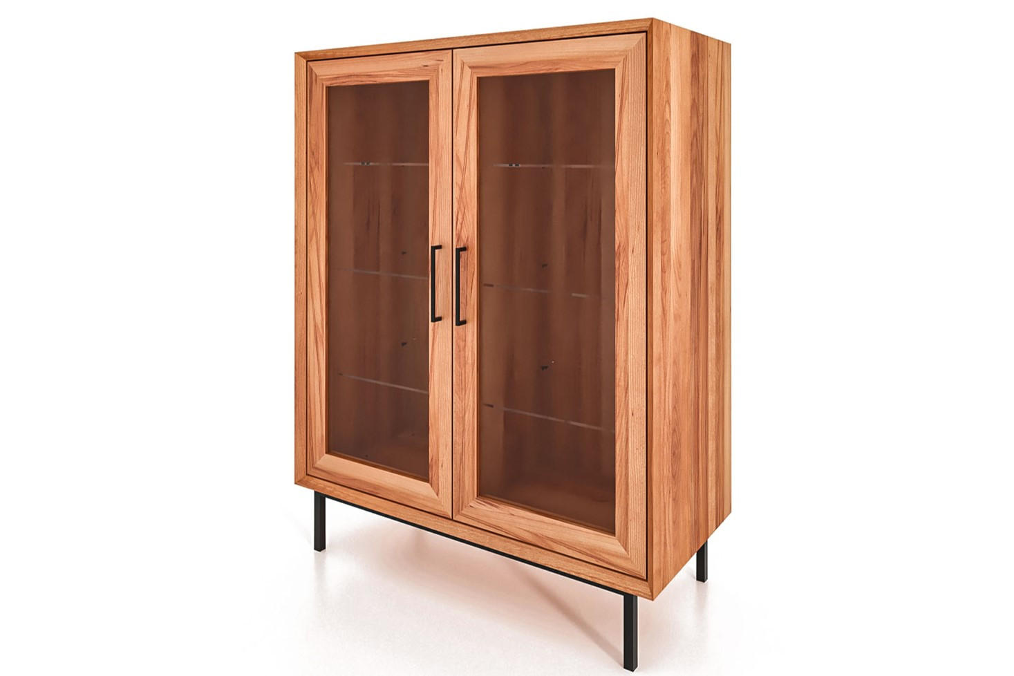 SIDEBOARD LEON Kernbuche - Kernbuche, Holz (97/125/45cm) - byoak