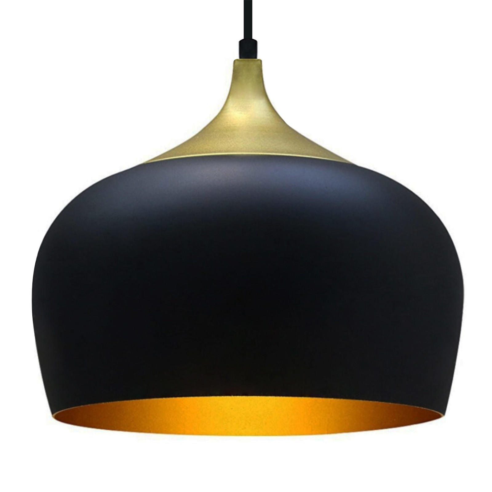 PENDELLEUCHTE Kreis 30/30 - Schwarz, Metall (30/30/27cm) - Bamyum