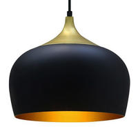 PENDELLEUCHTE Kreis 30/30 - Schwarz, Metall (30/30/27cm) - Bamyum