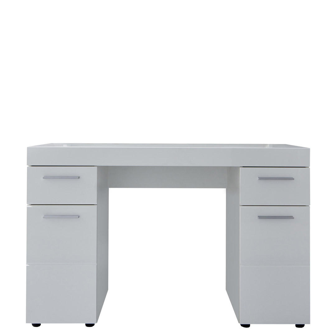 SCHREIBTISCH Weiß - Weiß, Holzwerkstoff (41/120/76cm) - ebuy24