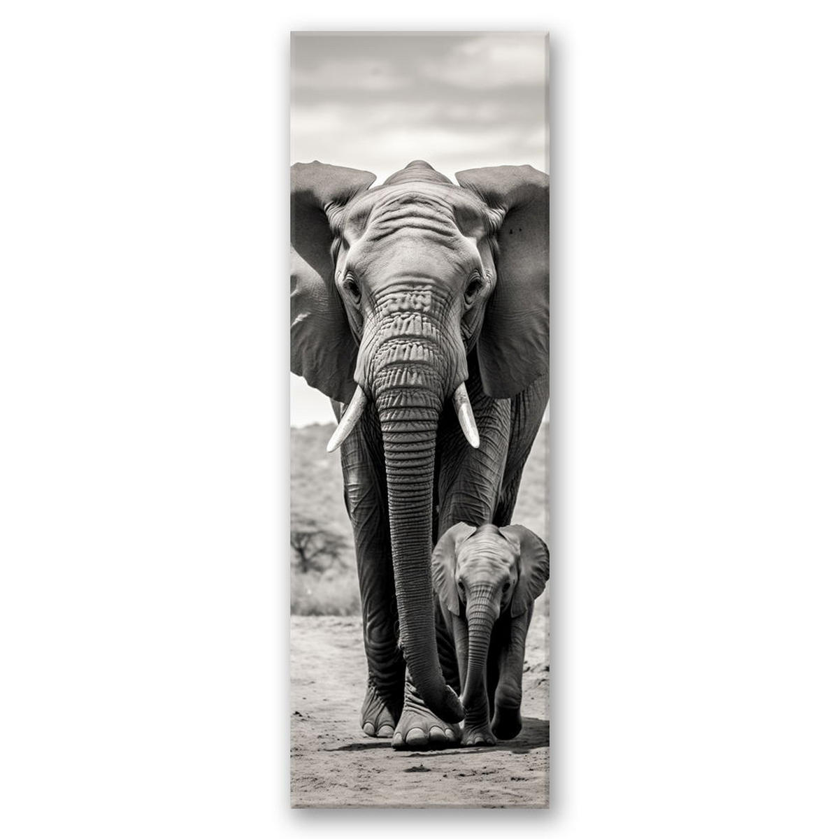 KUNSTDRUCK Grau 40/120 cm - Grau, Textil (40/120cm) - KUNSTLOFT