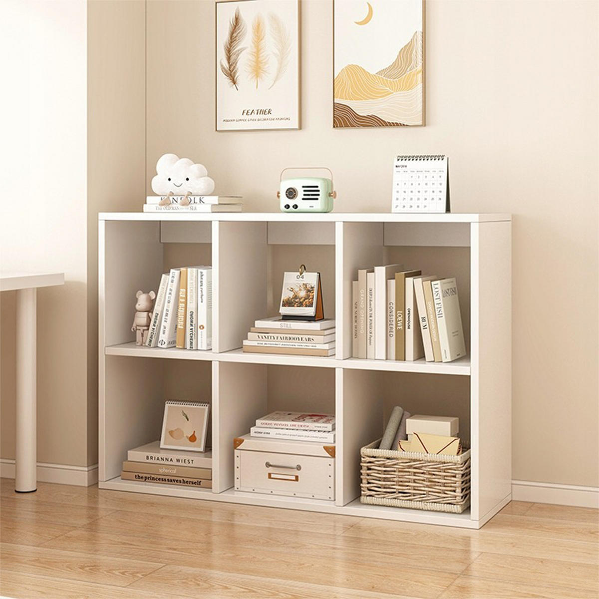 BÜCHERREGAL, weiß - Weiß, Holzwerkstoff (100/67/30cm)