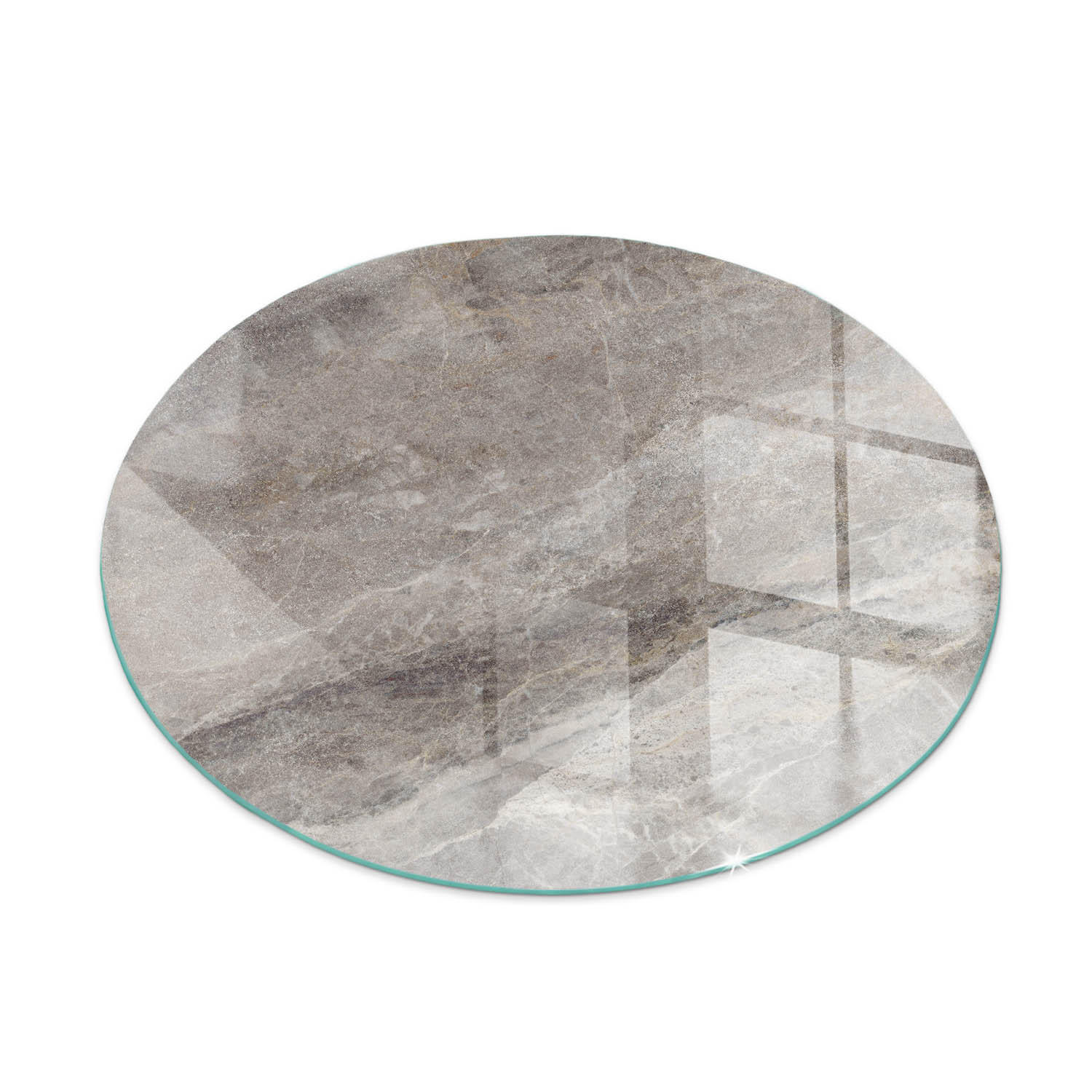 ArtPrintCave Glasplatte Grau 70x70x0.4 cm