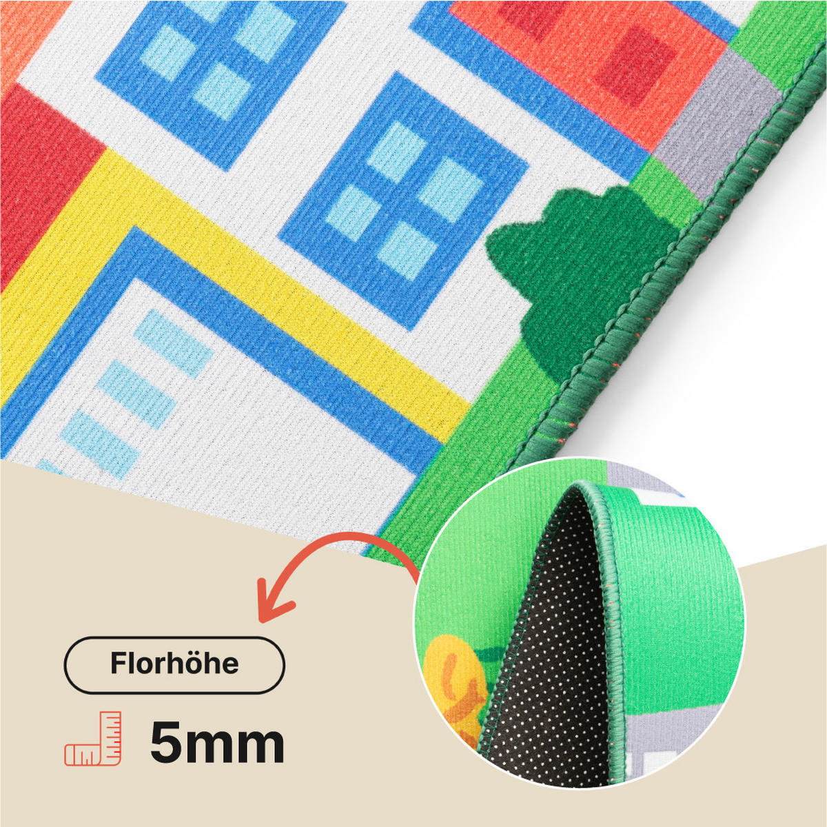 TEPPICH JOY Multicolor 180/250 cm - Multicolor, Textil (180/250cm) - Tapiso