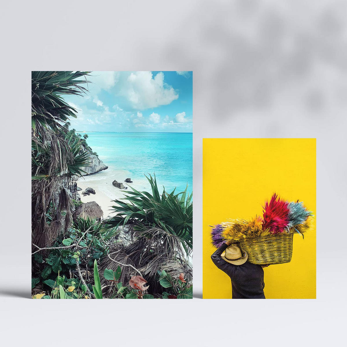 POSTER Set Mit 6 Leben In Voller Farbe A3 & A4 Rahmenlos - Klar, Papier (29/3cm) - Nacnic