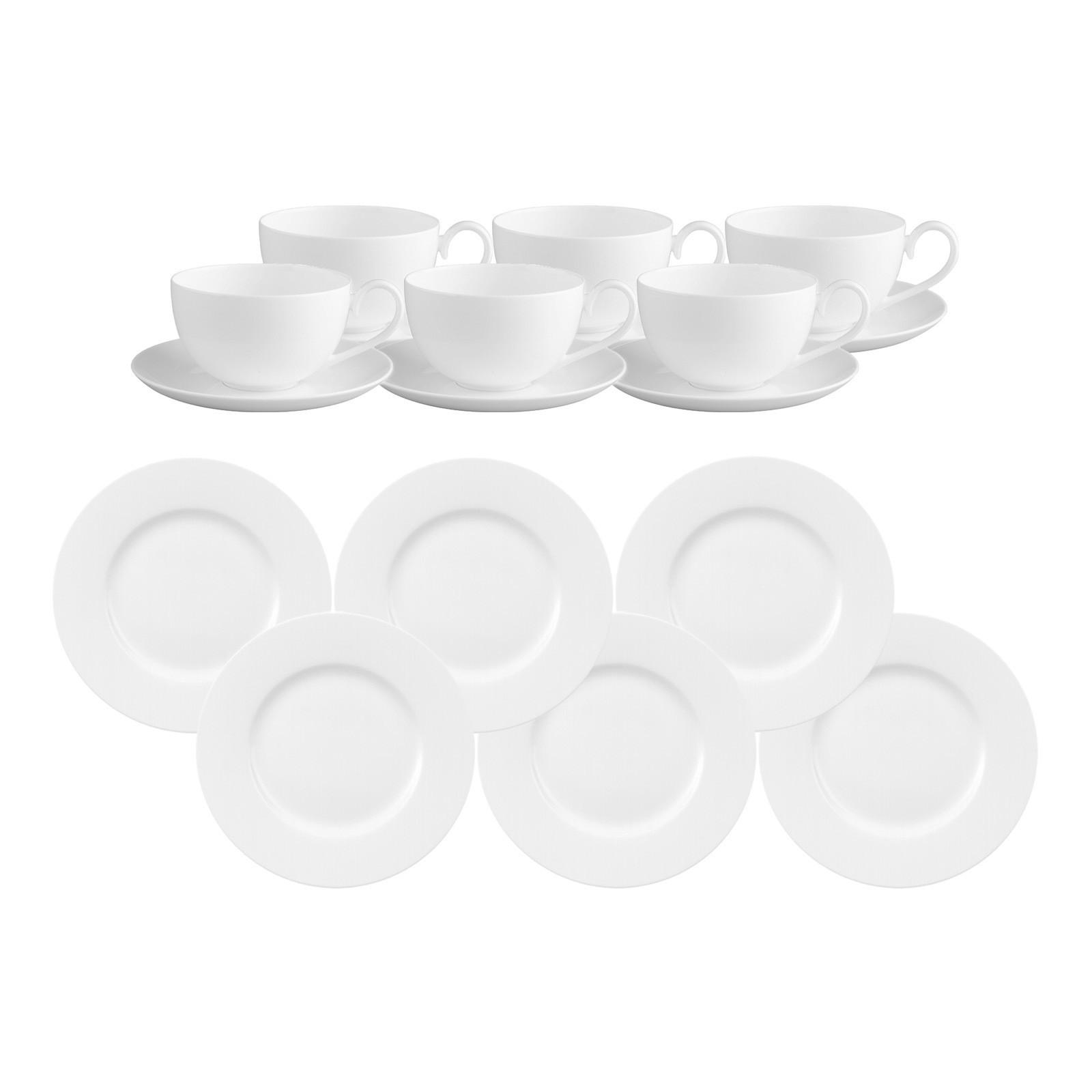 KAFFEESERVICE Royal weiß - Weiß, Keramik (1/1/1cm) - Villeroy & Boch