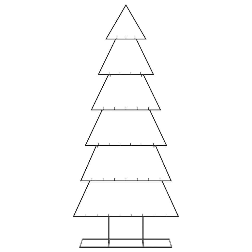 vidaXL Weihnachtsbaum Schwarz 180 cm