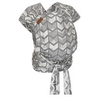 BABYTRAGE Hop-Tye Advanced - Hellgrau/Grau, Textil (26.5/7.2/38.5cm) - Hoppediz