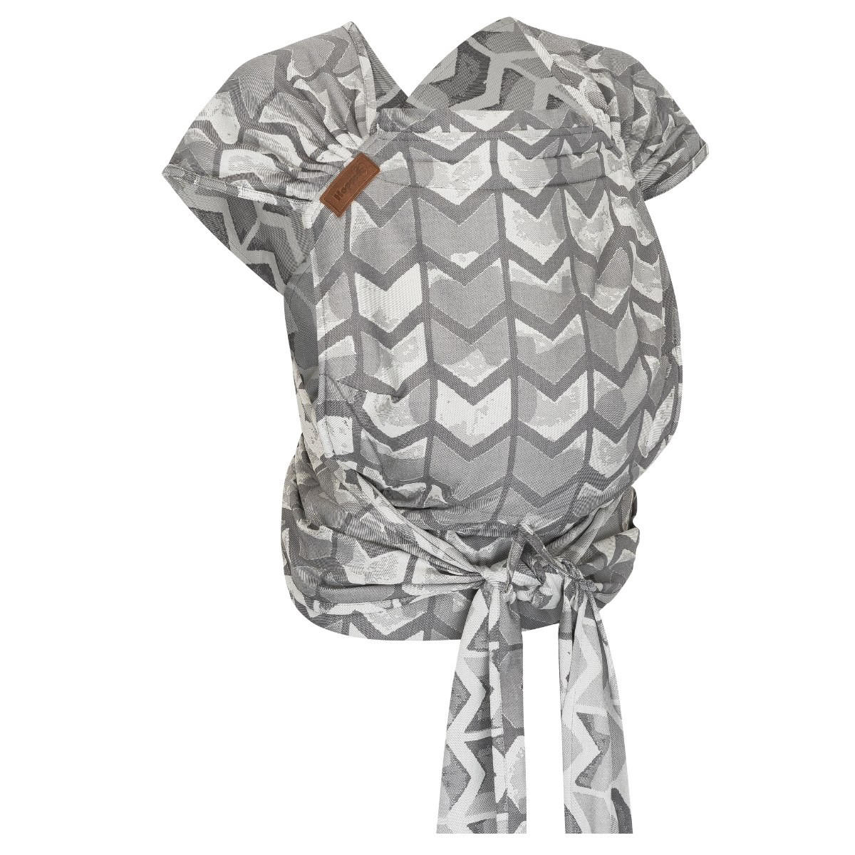 BABYTRAGE Hop-Tye Advanced - Hellgrau/Grau, Textil (26.5/7.2/38.5cm) - Hoppediz