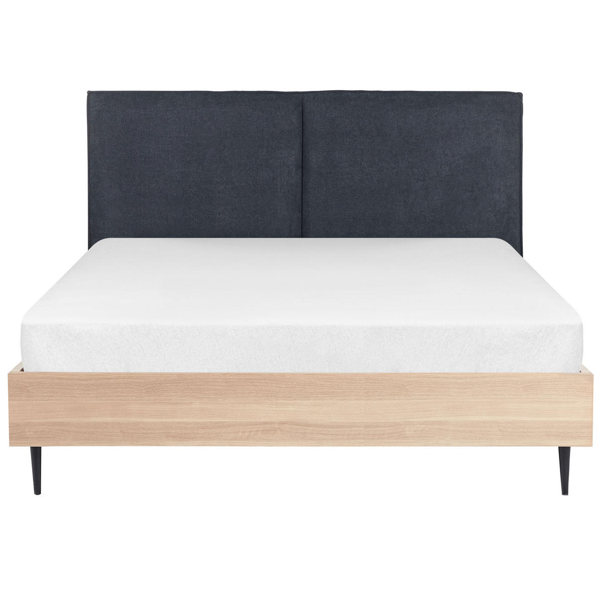 BETT 160/200cm Dunkelgrau Izernore - Dunkelgrau, Textil (160/200cm) - Beliani