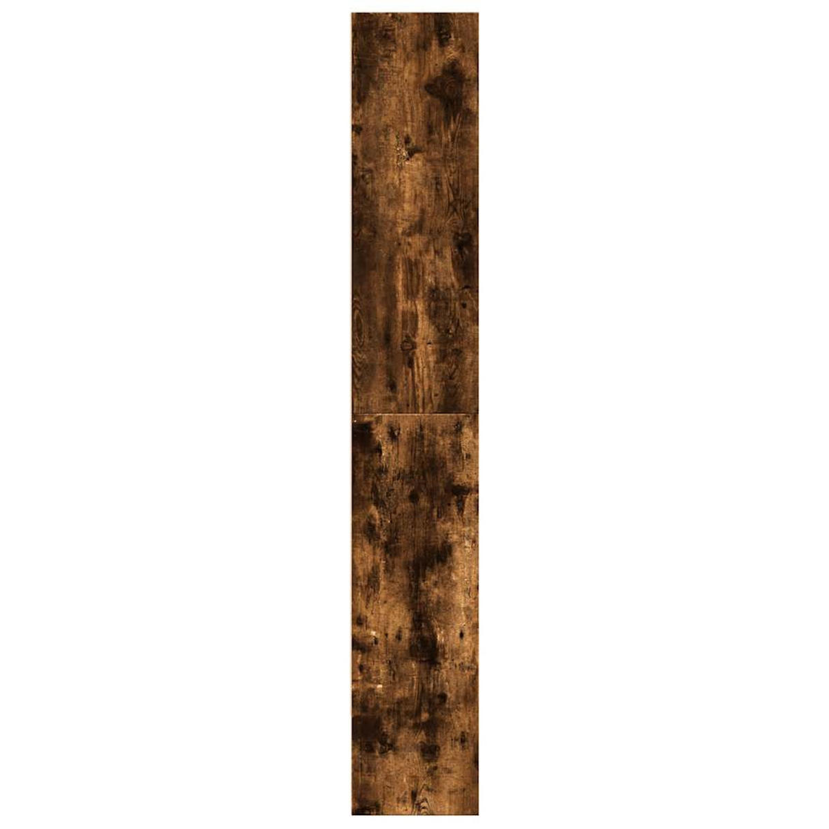 BÜCHERREGAL mit 5 Fächern 80/30/189 cm aus Holzwerkstoff Räuchereiche Dekor - Dunkelbraun, Holz (80/189/30cm) - vidaXL
