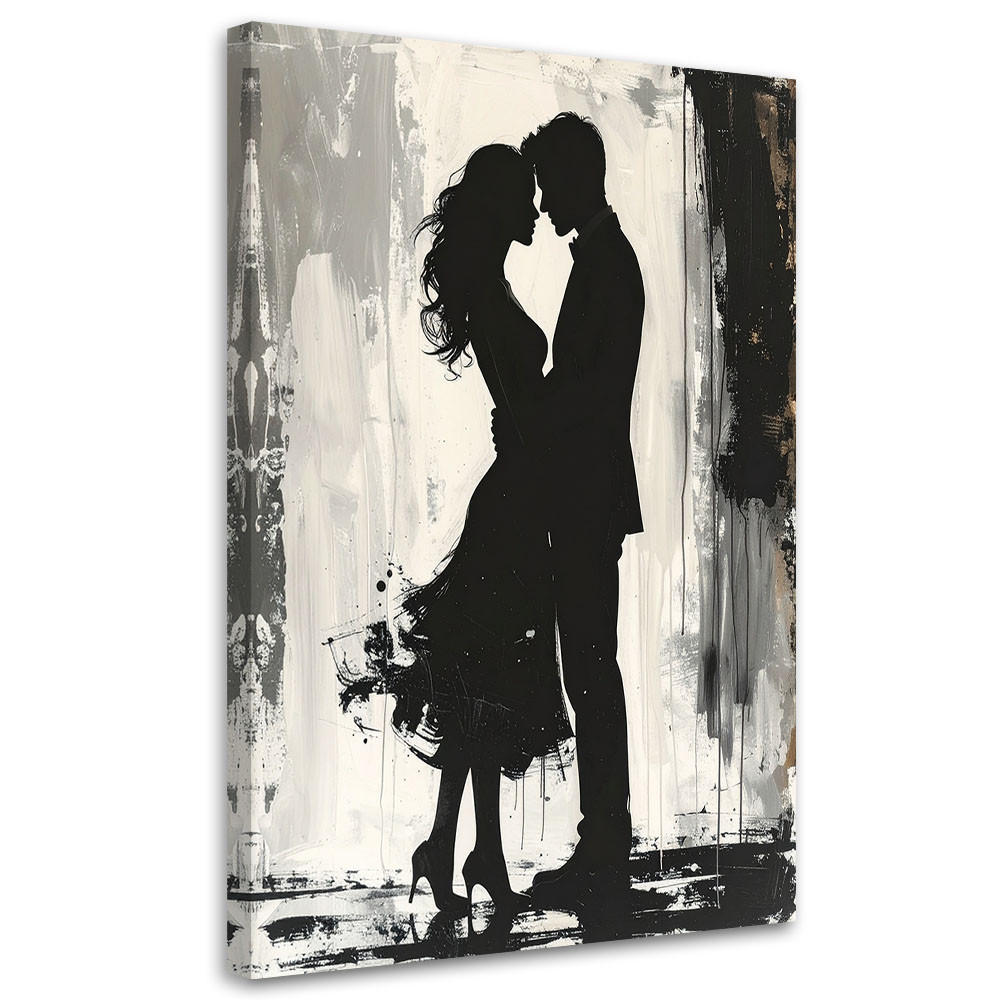 Feeby Leinwandbilder, Schwarz 70x100 cm