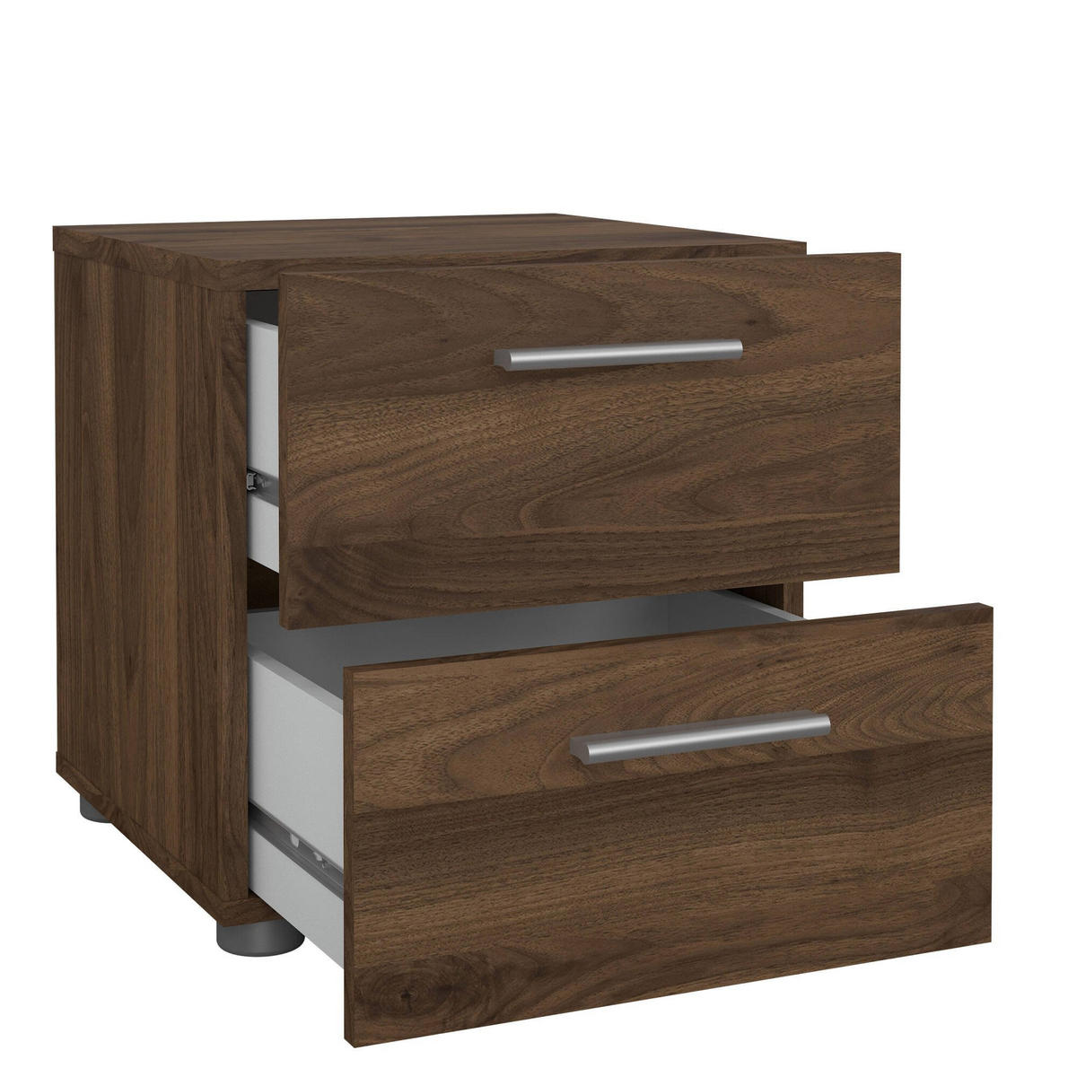NACHTTISCH Nussbaum 40/40.25/42.3 cm - Braun, Holzwerkstoff (40/42/40cm) - DMORA