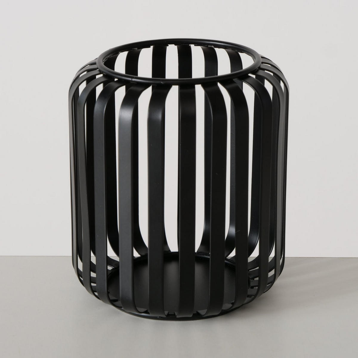METALLLATERNE Viki 10/10/12 cm - Schwarz, Metall (10/12/10cm) - Boltze Home