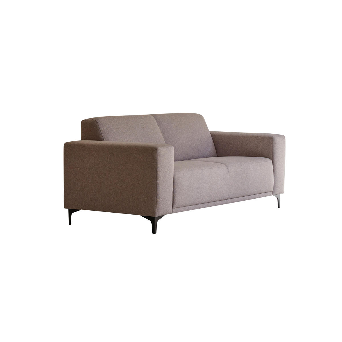 SOFA Lars Grau aus Stoff - Grau, Textil (194/80/90cm) - Tikamoon