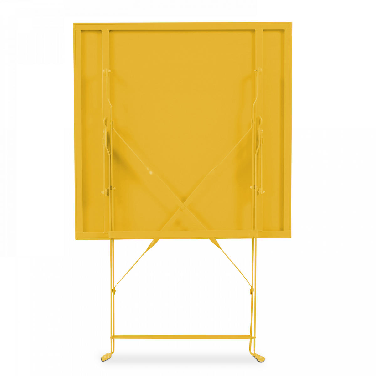 GARTENTISCH , klappbar, Gelb - Gelb, Metall (60/60/71cm) - Oviala