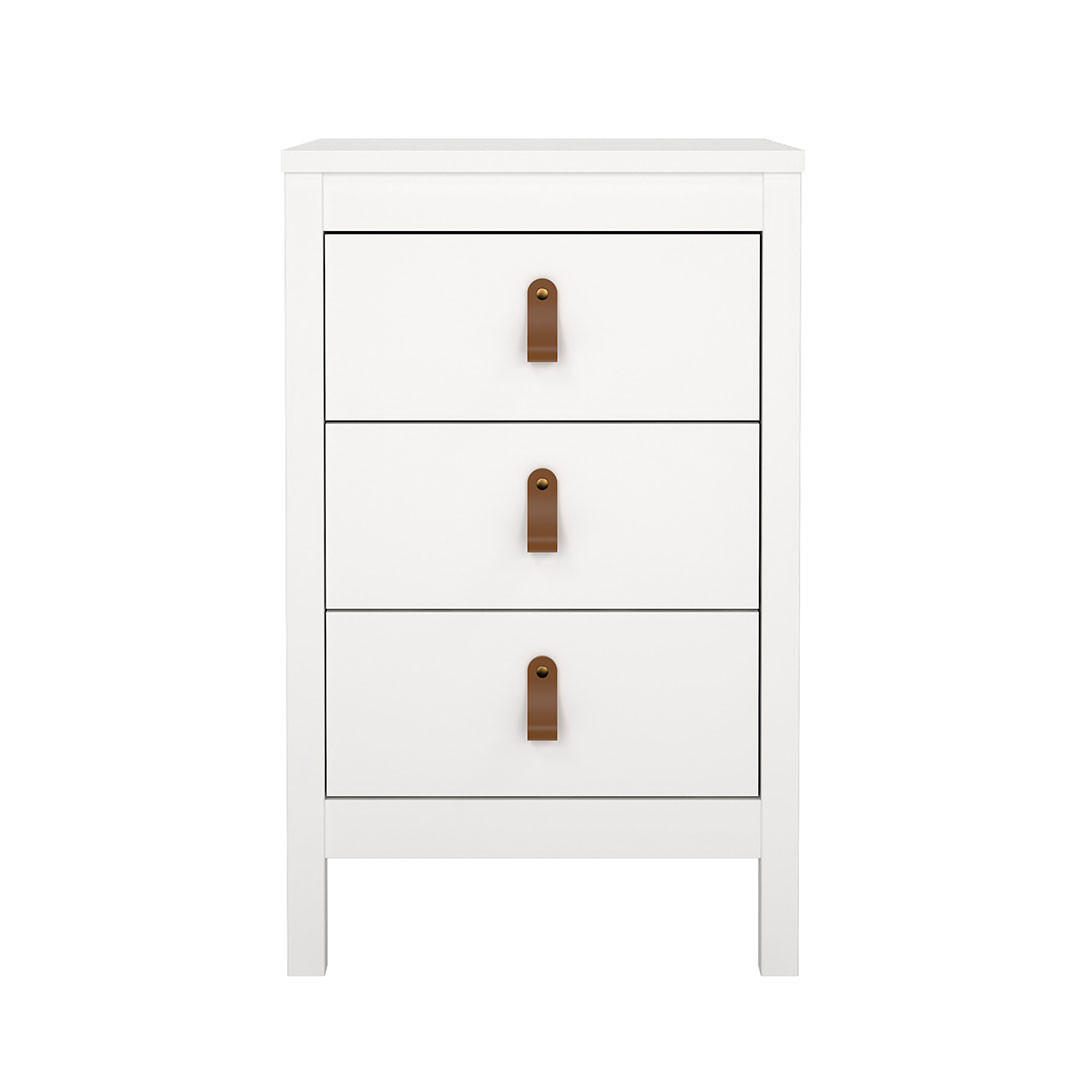NACHTTISCH, Madrid, Weiß, Holzwerkstoff, 44 x 39 x 71 cm - Weiß, Holzwerkstoff (44/71/39cm) - ebuy24