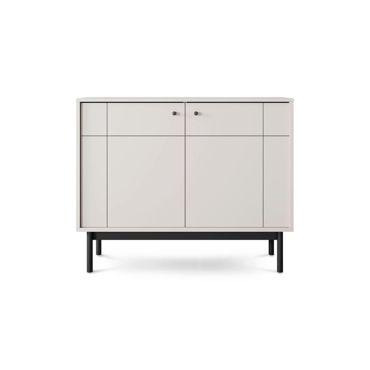 KOMMODE Sabi Linea Eiche - Beige, Holzwerkstoff (103.5/83.5/39cm) - Pillovely