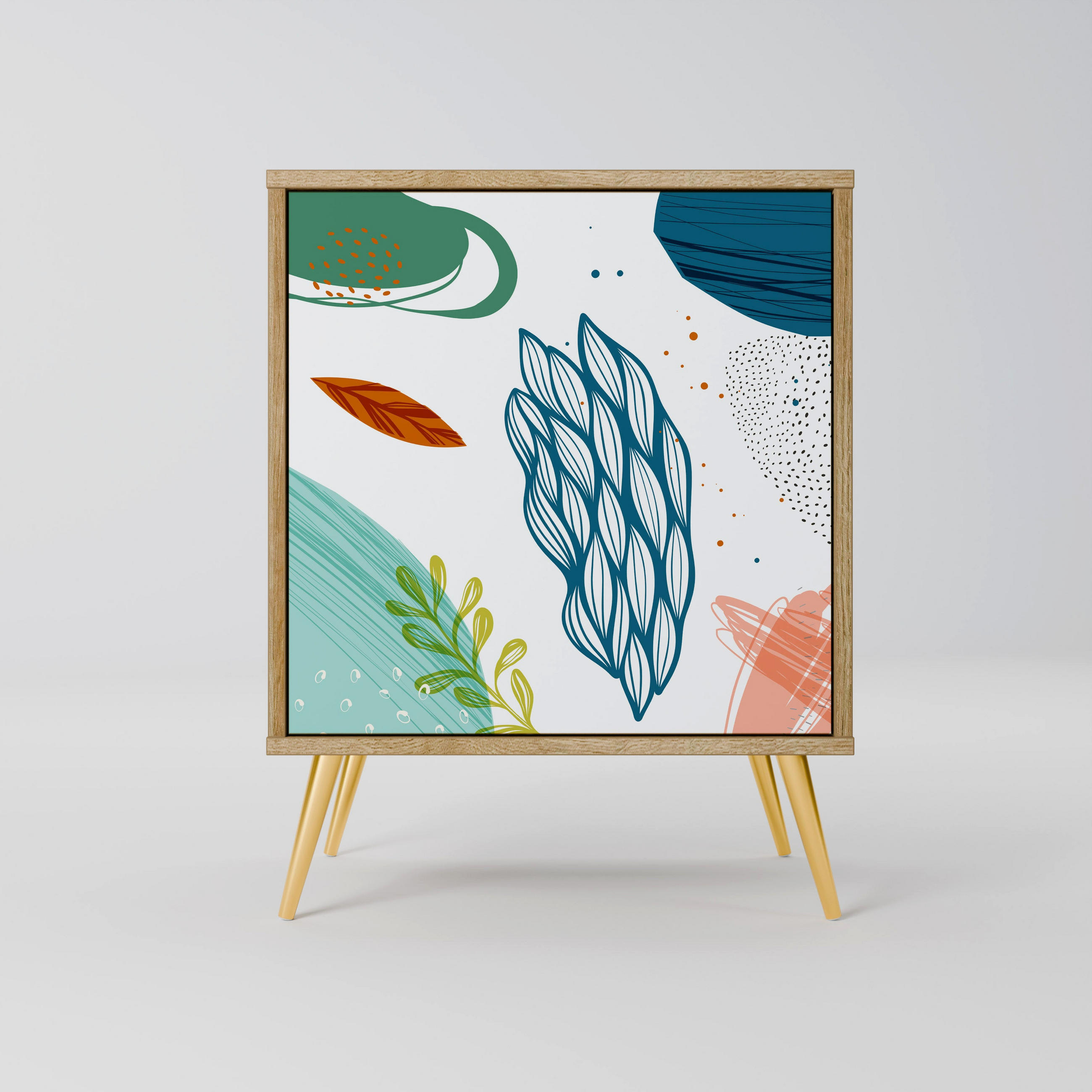 SpaceRebels Sideboard Eiche 57.5x75.5x42 cm