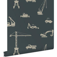 TAPETE Fahrzeuge 53 cm x 10.05 m - Blau, Papier (53/0.1cm) - ESTAhome