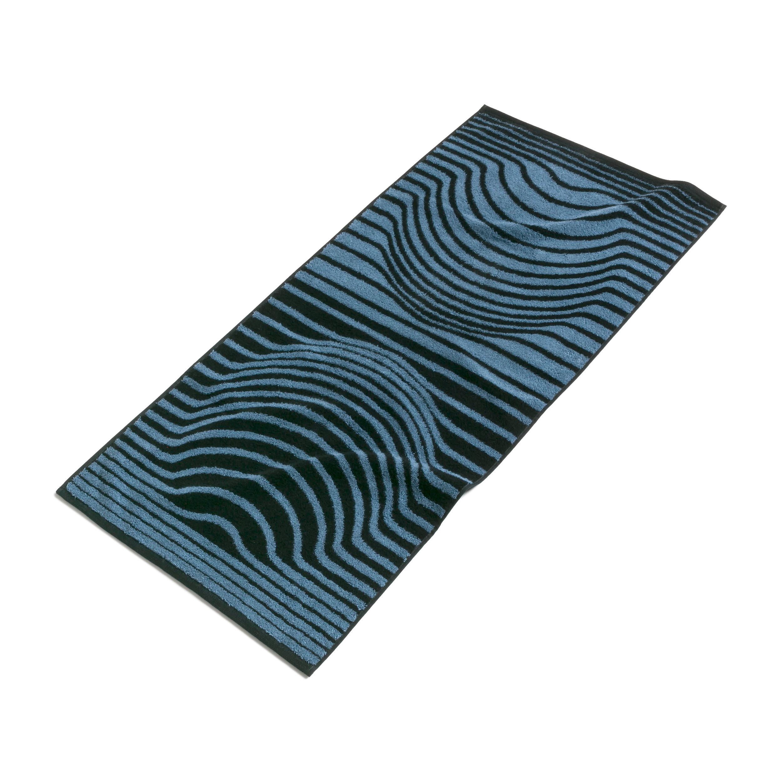 HANDTUCH ILLUSIONS - Blau/Schwarz, Textil (50/100cm) - MÖVE