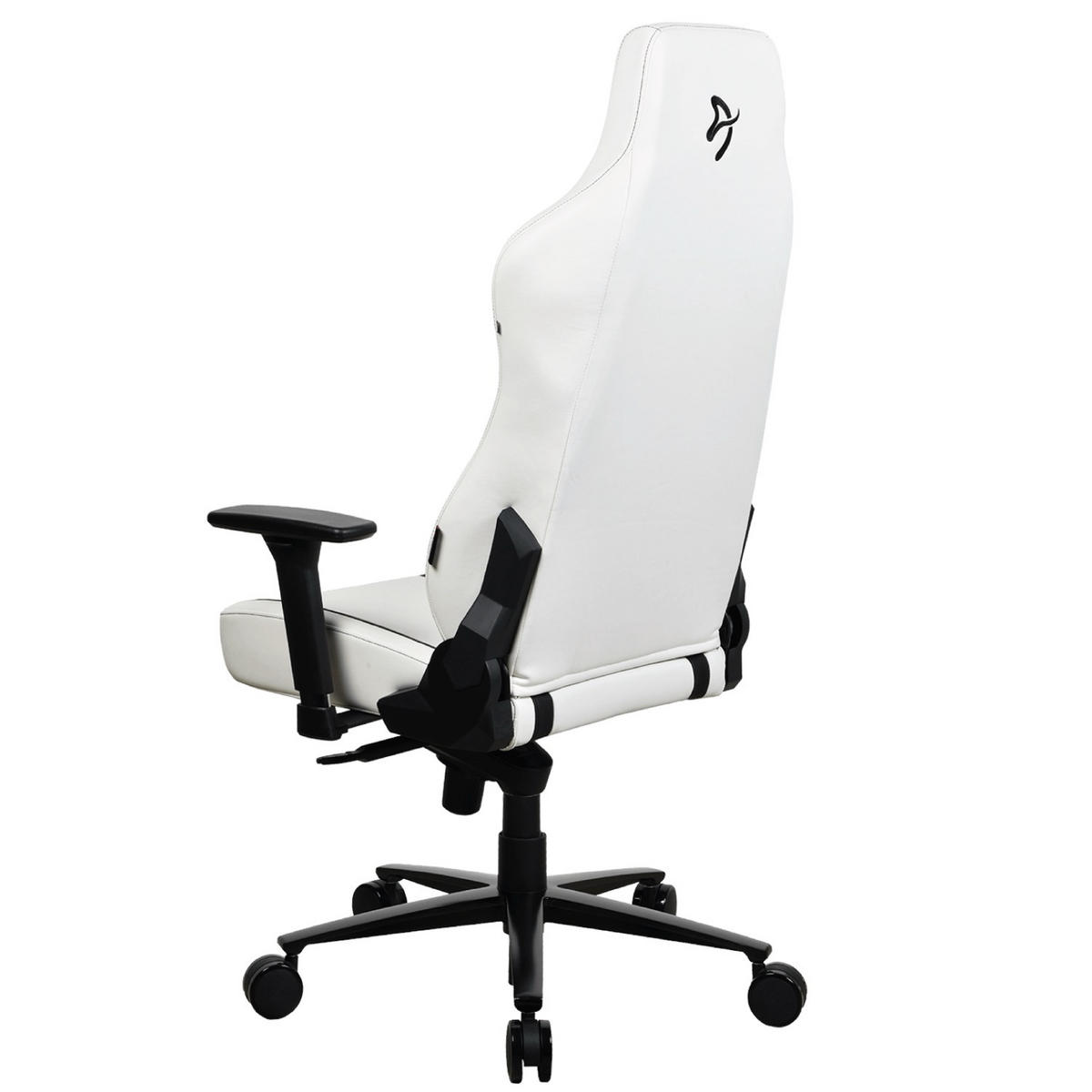 GAMINGSTUHL Vernazza SoftPU™ Weiß - Schwarz/Weiß, Kunststoff/Metall (68/135/50cm) - Arozzi