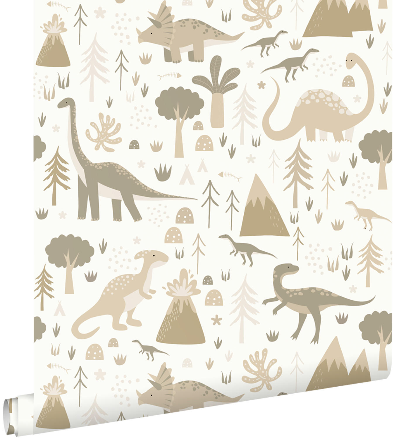ESTAhome Tapete Beige 53x0.1 cm