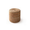 JUTE-POUF handgefertigt Jutta Hellbraun 40x40x40 cm - Hellbraun, Textil (40/40/40cm) - benuta Pure