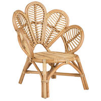 KINDERSTUHL Rattan Natürlich Florentine Ii - Naturfarben, Naturmaterialien (58/70/55cm) - Beliani