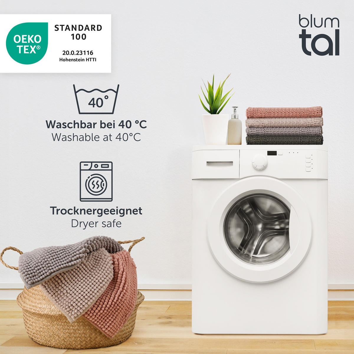 BADEMATTE Hochflor Chenille, 60x120 cm, Gelb - Gelb, Textil (60/120cm) - Blumtal