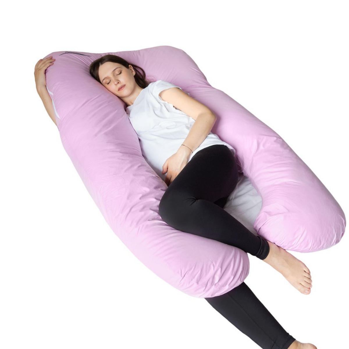 UMSTANDSKISSEN - Baumwolle Rosa - Pink, Textil (100/150cm) - KomfortKissen