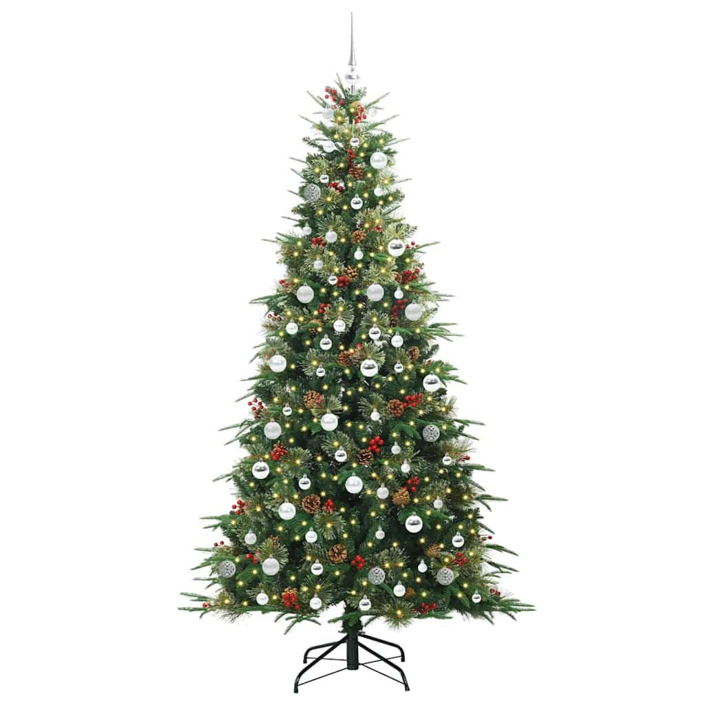 vidaXL Weihnachtsbaum Grün 210 cm