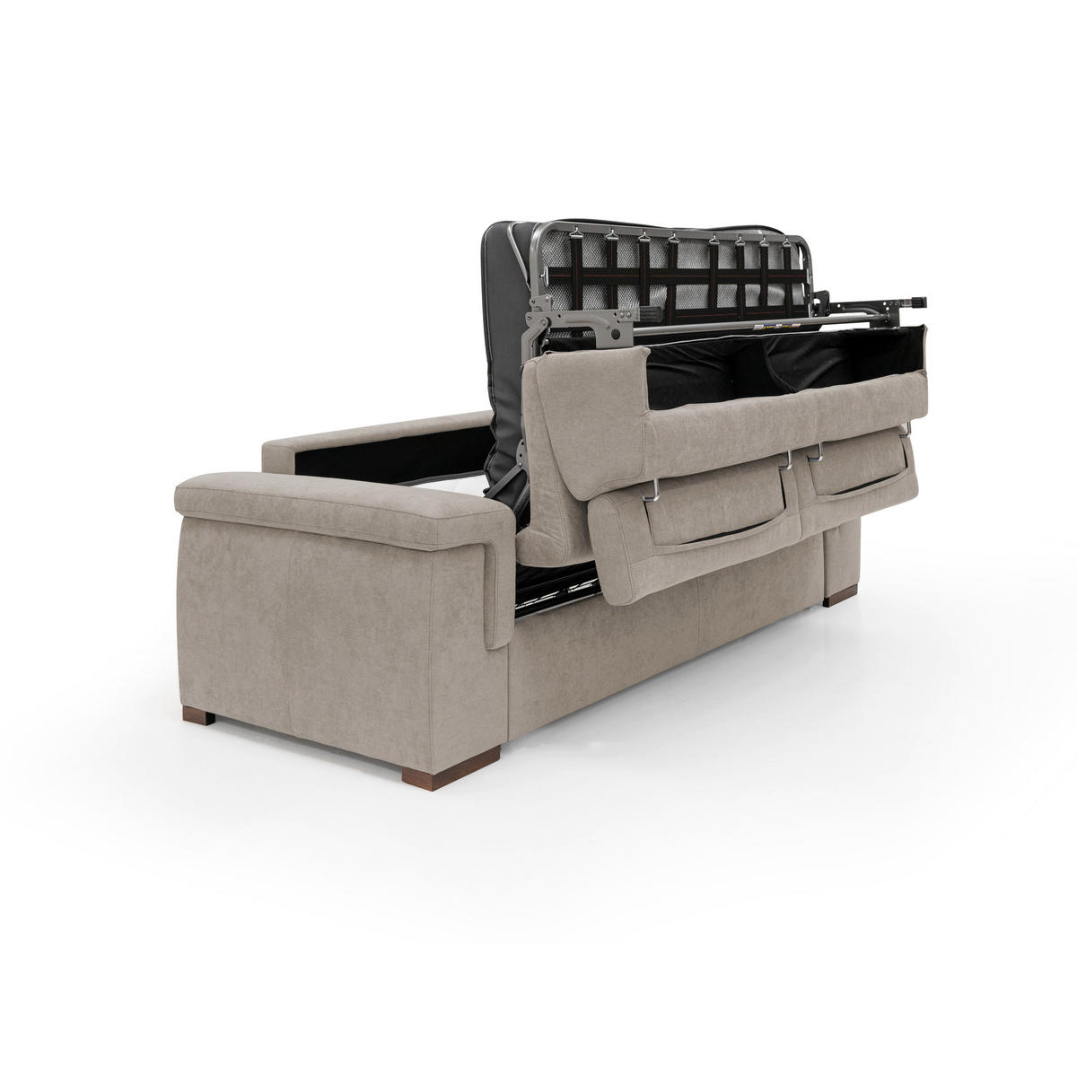 SCHLAFSOFA Giunone - Beige, Textil (200/100/95cm) - Divani.store