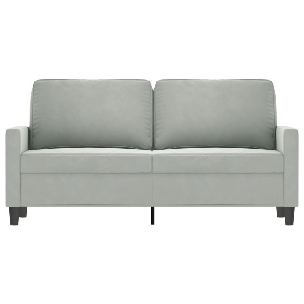 2-SITZER-SOFA Creglingen - Grau, Naturmaterialien (158/80/77cm) - Nettlife