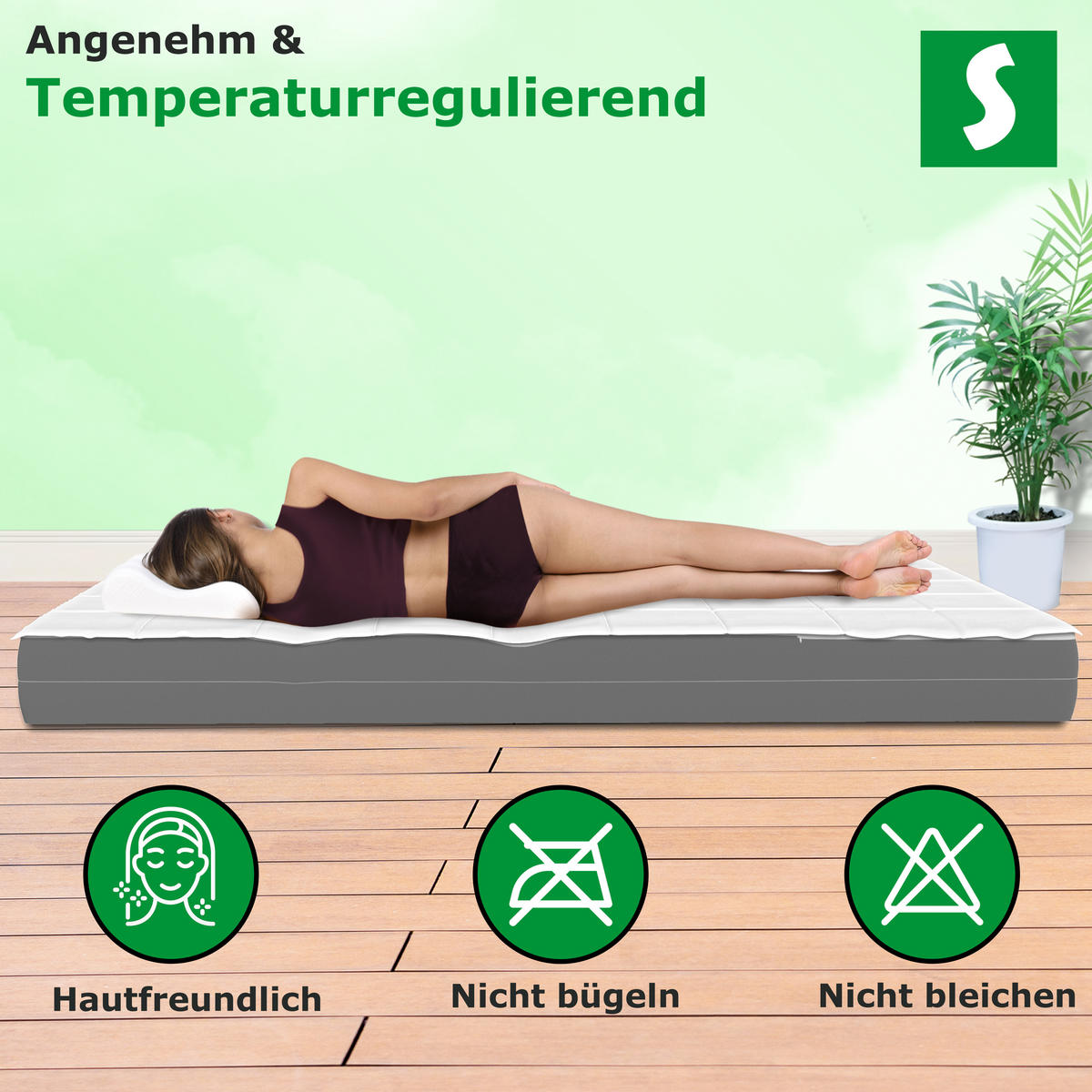 BETTDECKE für heiße Sommer 160 x 200 cm - Weiß, Textil (160/220cm) - Schlaftroll