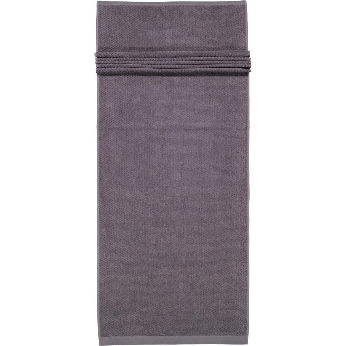 SAUNATUCH BARONESSE ZINN - 02 - Dunkelgrau, Textil (70/190cm) - Rhomtuft