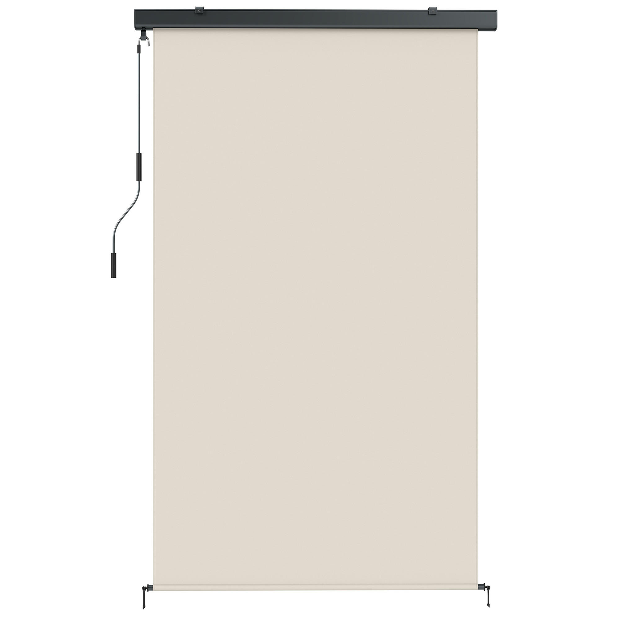 MARKISE DE-18474 Außen mit Kurbel und Alu-Kassette Creme - Creme, Textil (160/250cm) - ComfortXL
