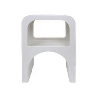 NACHTTISCH Seraphina 30/41.5/55.5 cm - Weiß, Holzwerkstoff (41.5/55.5/30cm) - Mobili Rebecca