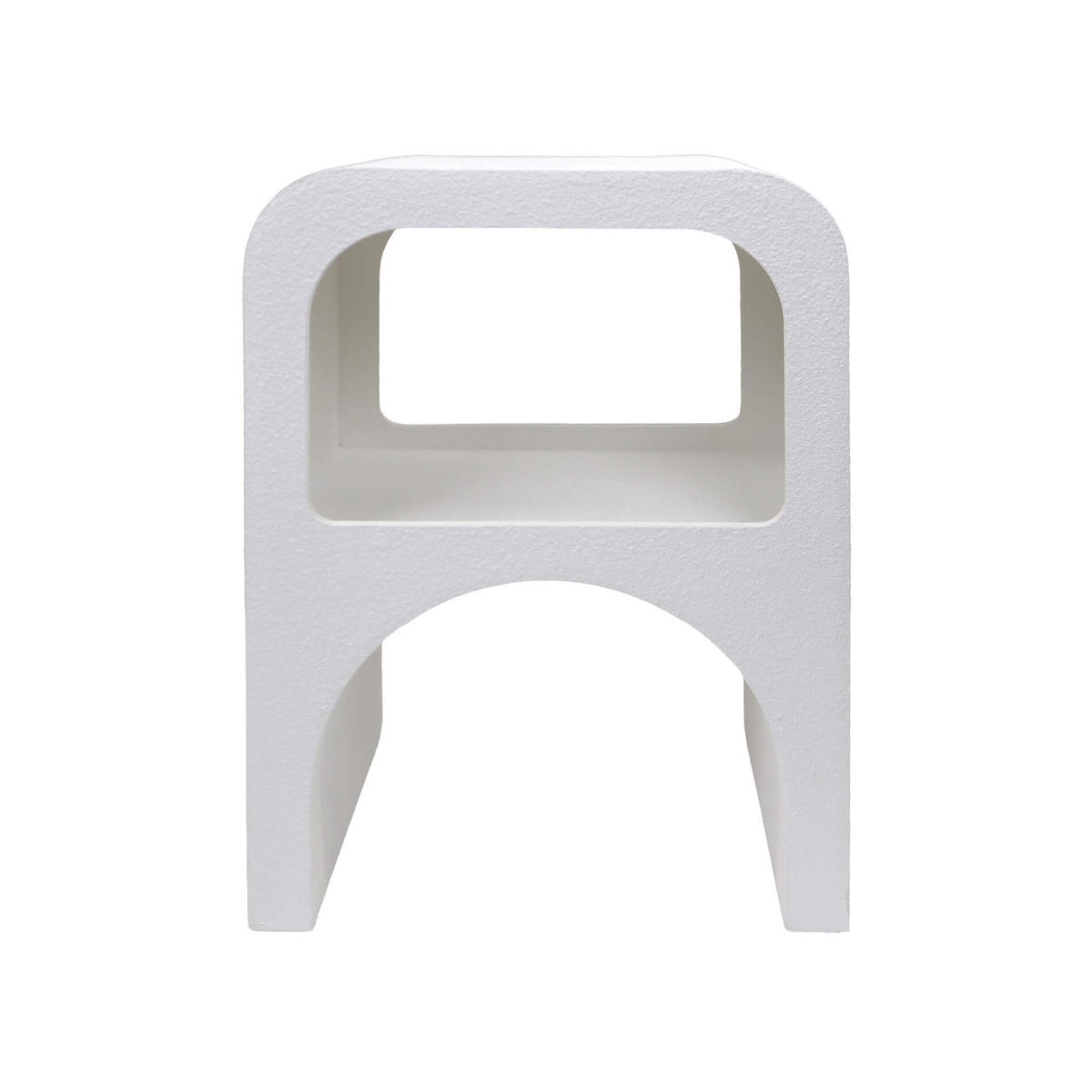 NACHTTISCH Seraphina 30/41.5/55.5 cm - Weiß, Holzwerkstoff (41.5/55.5/30cm) - Mobili Rebecca