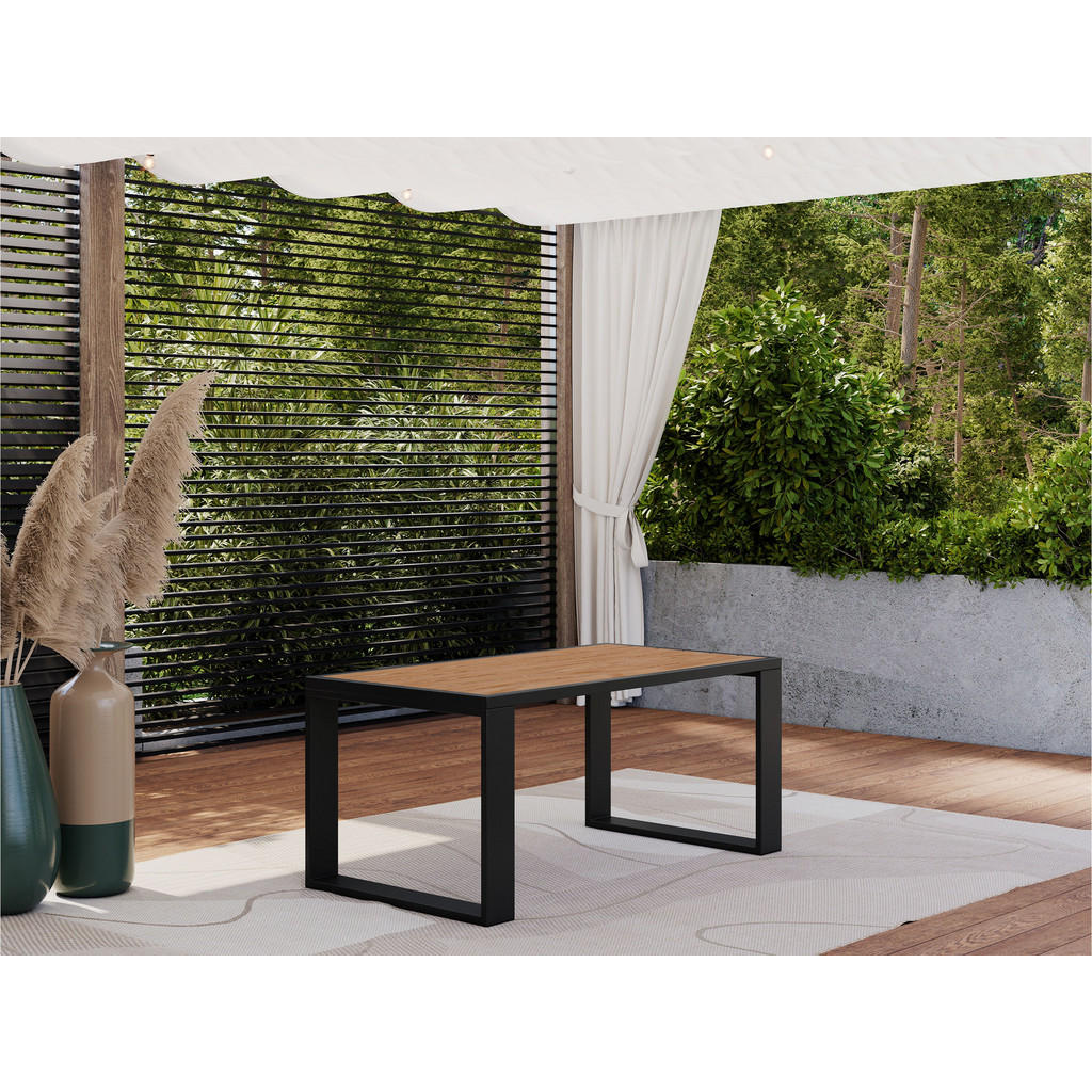 Thumbnail - MKS Gartenbeistelltisch, Schwarz, Metall, 122x55x65 cm, Freizeit, Campingzubehör, Campingtische