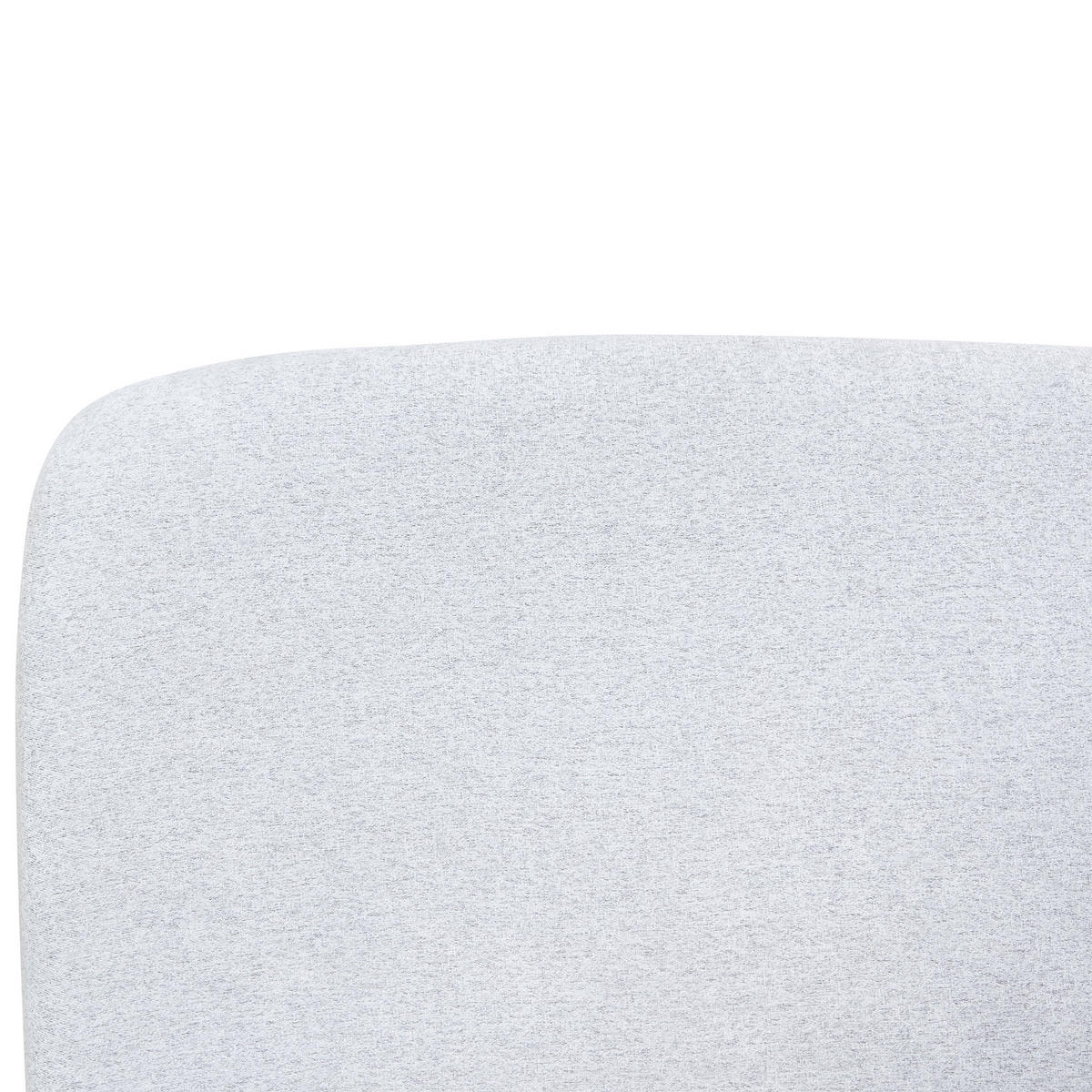 PAT cu spațiu de depozitare 140/200 cm gri deschis Blagnac - maro/gri deschis, material textil (140/200cm) - Beliani